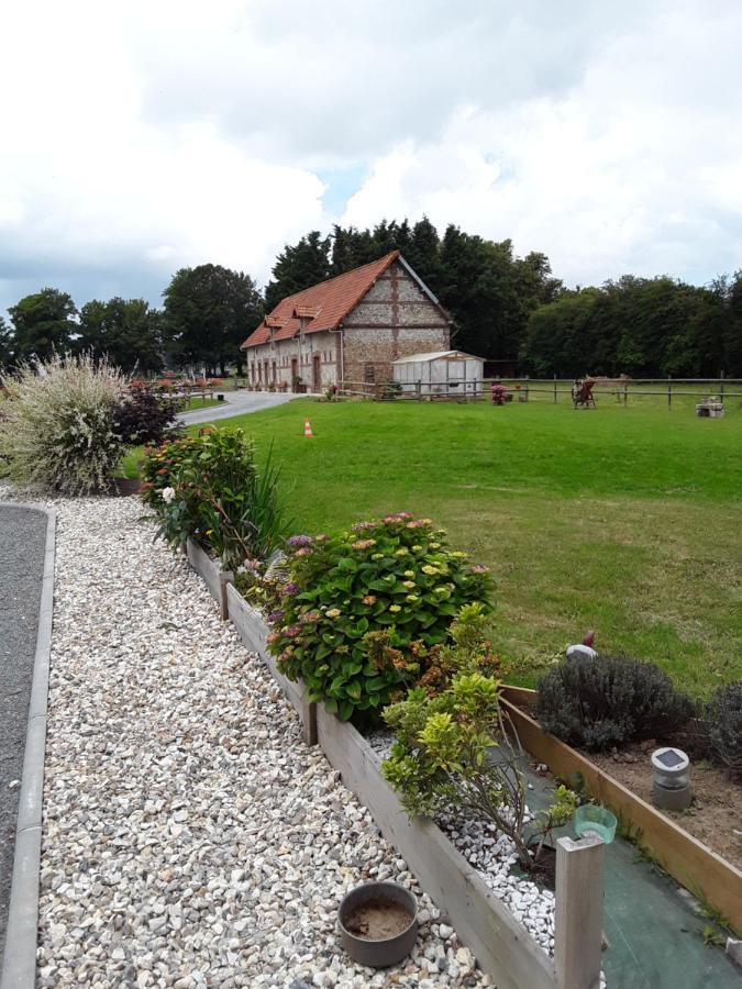la grange aux hortensias Thiergeville Extérieur photo