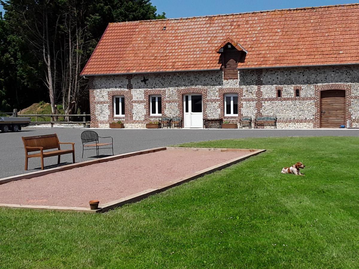la grange aux hortensias Thiergeville Extérieur photo